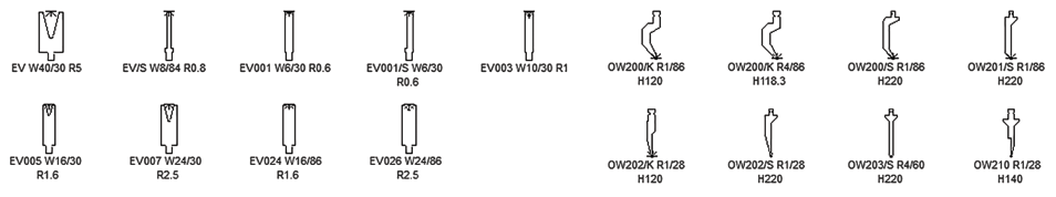 Tooling range