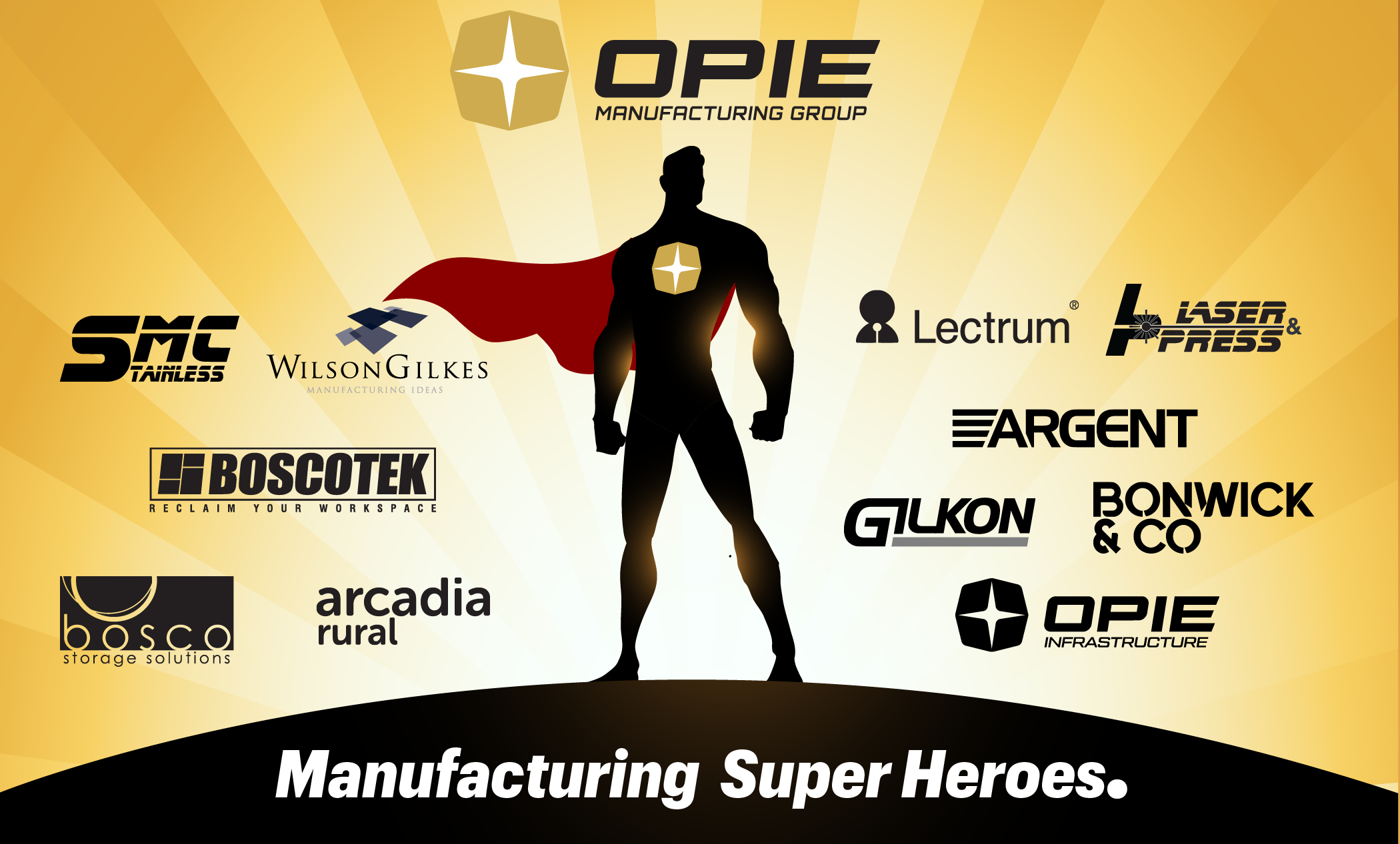 Opie super hero's- get to know the brands